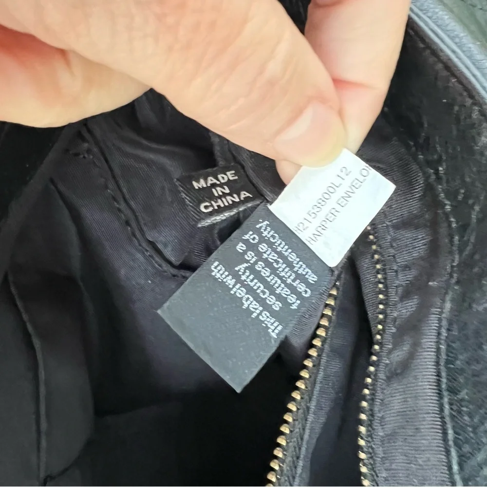Diane Von Furstenberg Black Leather Shoulder Bag